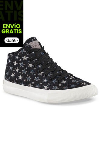 Botines Budur Alto Negro Croydon Para Mujer Croydon