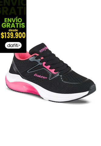 Tenis Rubus Negro Para Niña Croydon Croydon