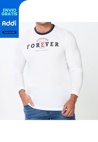Camibuzo Adrian Blanco Croydon Para Hombre Croydon