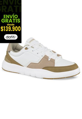Tenis Agrar Blanco-Café Para Hombre Croydon Croydon
