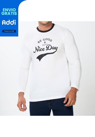 Camibuzo Angel Blanco Croydon Para Hombre Croydon