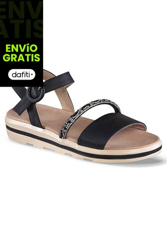 Sandalias Tacón Inna Negro Croydon Para Mujer Croydon