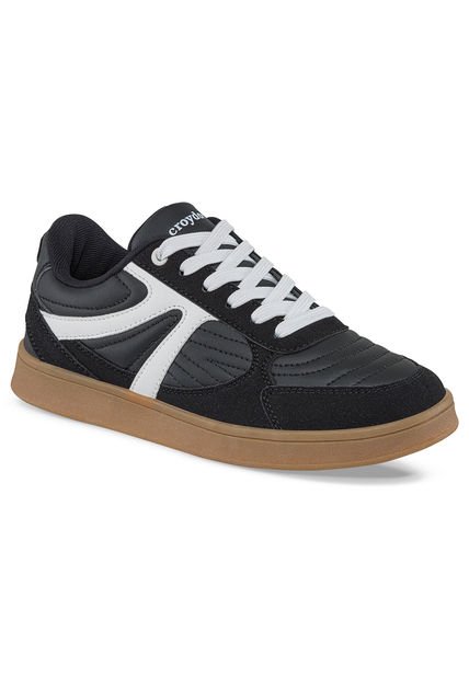 Tenis Urbanos Glyxar Negro Para Mujer Croydon