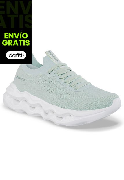 Tenis Para Caminar Dokox Verde Claro Croydon Para Mujer