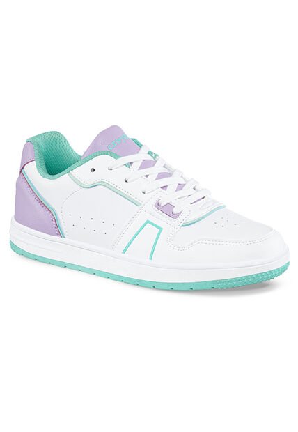 Zapatos Reitik Blanco-Lila Para Mujer Croydon
