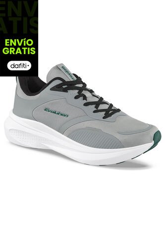 Tenis Running Glad Gris Croydon Para Hombre Croydon