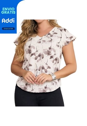 Blusa Verona Gris Croydon Para Mujer Croydon