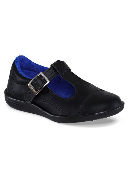 Zapatos Escolares Colegial Videl Negro Para Niña Croydon