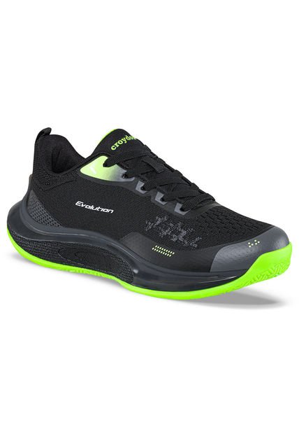 Tenis Running Zikri Negro Para Hombre Croydon