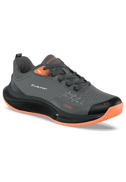 Tenis Running Zikri Gris Para Hombre Croydon