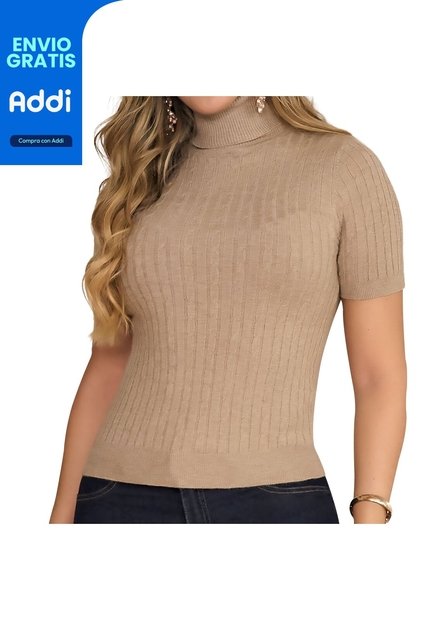 Blusa Antonela Café Croydon Para Mujer