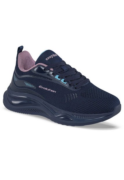 Tenis Running Yixol Azul Osc Para Mujer Croydon
