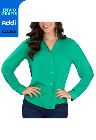 Blusa Ela Verde Croydon Para Mujer Croydon
