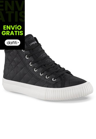 Botines Taliba Alto Negro Croydon Para Mujer Croydon