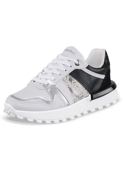 Tenis Alixa Blanco-Pla Para Mujer Croydon