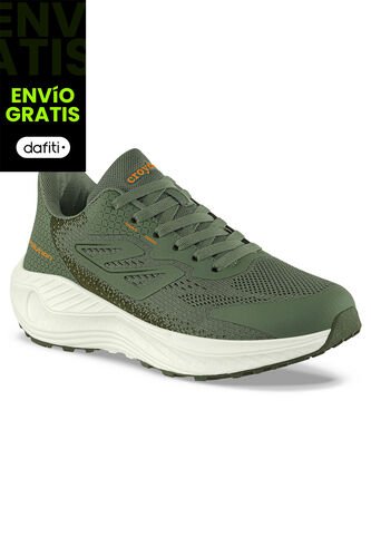 Tenis Running Oliban Verde Croydon Para Hombre Croydon