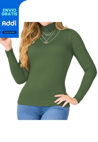 Blusa Iron Verde Militar Croydon Para Mujer Croydon