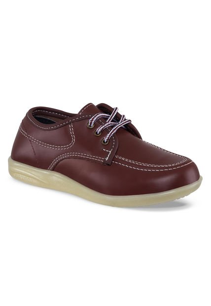 Zapatos Escolares Bachiller Rojo Para Niña Croydon