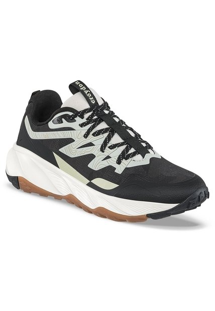 Tenis Trail Running Siburu Negro Croydon Para Hombre