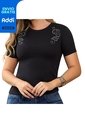 Camiseta Eris Negro Croydon Para Mujer de Croydon