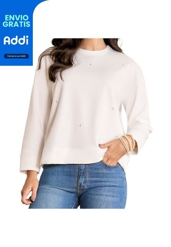 Buzo Alaia Marfil Croydon Para Mujer Croydon