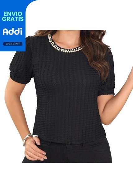Blusa Amal Negro Croydon Para Mujer