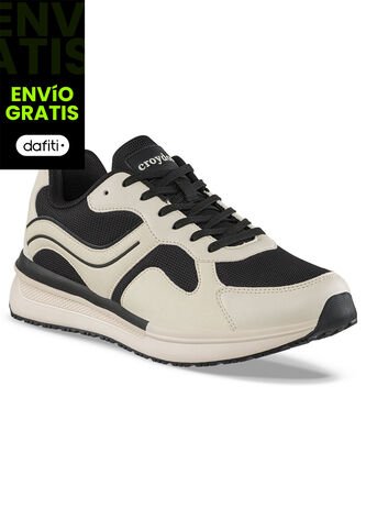 Tenis Urbanos Salur Beige Croydon Para Hombre Croydon