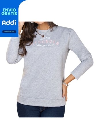 Buzo Ana Gris Croydon Para Mujer Croydon