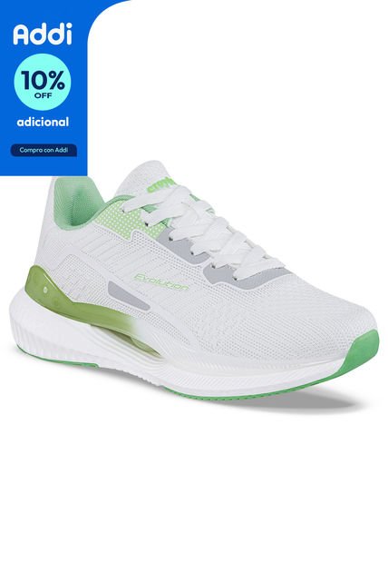 Tenis Running Plonk Blanco Para Mujer Croydon