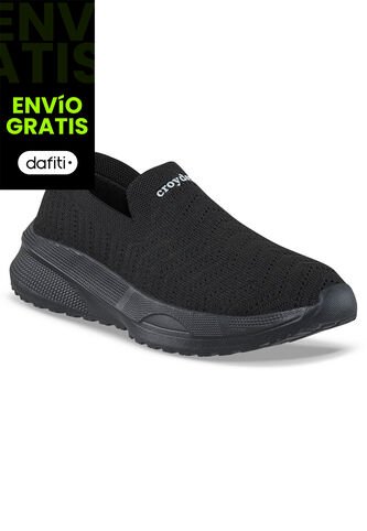 Tenis Para Caminar Slom Negro-Negro Croydon Para Mujer Croydon