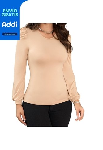 Blusa Alicia Beige Croydon Para Mujer Croydon