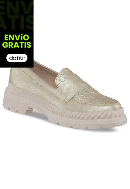 Mocasines Merlina Oro Para Mujer Croydon