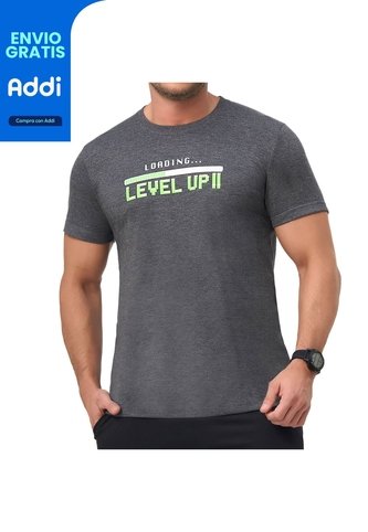 Camiseta Level Gris Osc Croydon Para Hombre Croydon