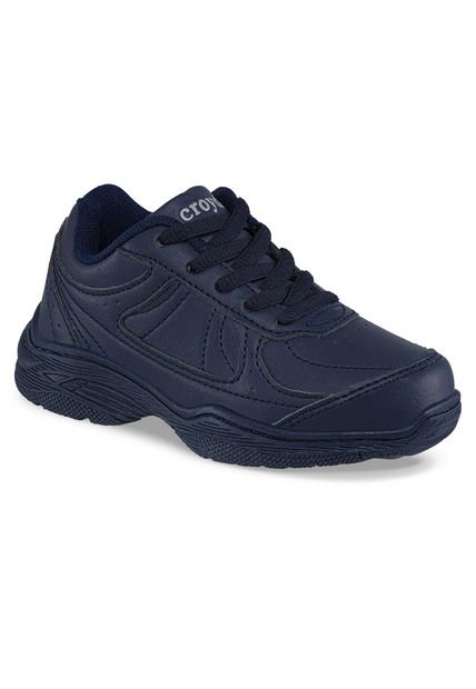 Tenis Colegial 10 New Azul Para Niño Y Niña Croydon