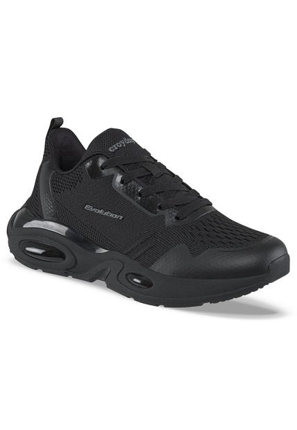 Tenis Running Kobbe Negro Para Mujer Croydon