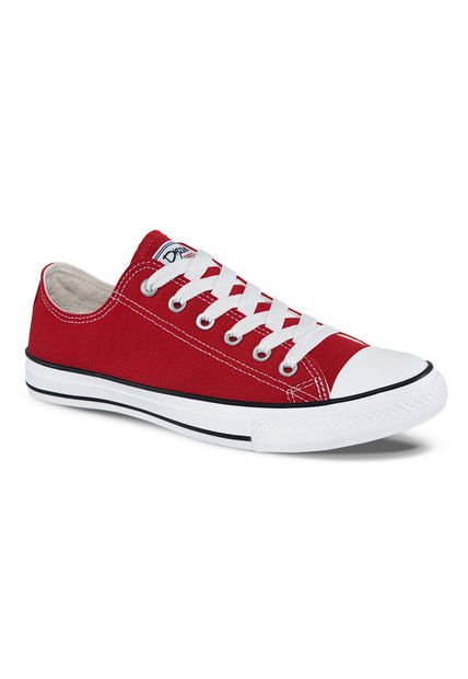 Tenis Discovery Bajo Rojo Para Hombre Y Mujer Croydon