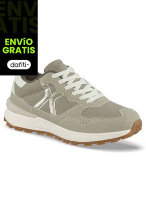 Tenis Urbanos Ruba Beige Croydon Para Mujer