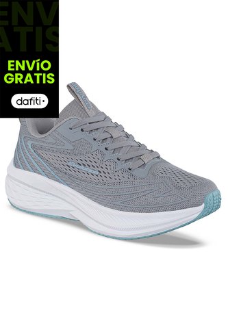 Tenis Running Segali Gris Croydon Para Mujer Croydon