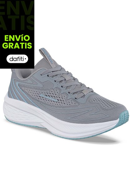 Tenis Running Segali Gris Croydon Para Mujer