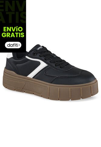 Tenis Quinter Negro-Blanco Croydon Para Mujer Croydon