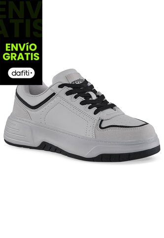 Tenis Urbanos Cuspi Gris Croydon Para Mujer Croydon