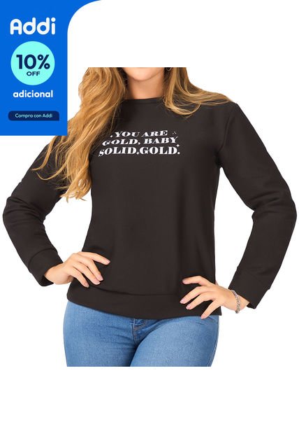 Buzo Gold Negro Para Mujer Croydon