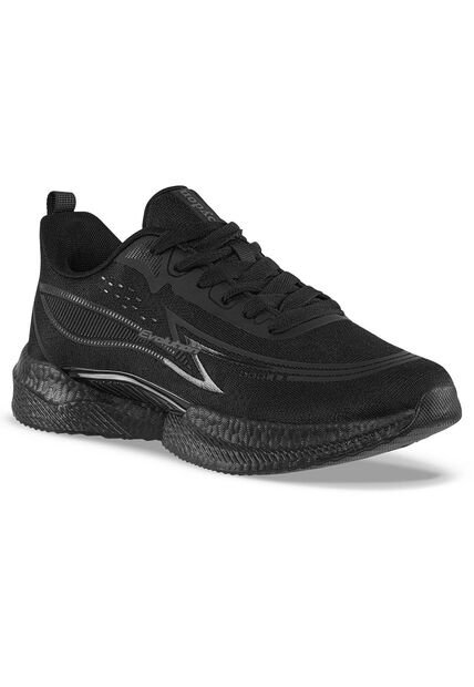 Tenis Running Minul Negro-Negro Croydon Para Mujer