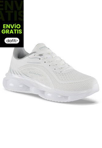 Tenis Running Lumo Blanco-Blanco Croydon Para Mujer Croydon