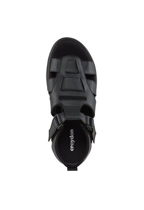 Sandalias Salvador Negro Croydon Para Hombre
