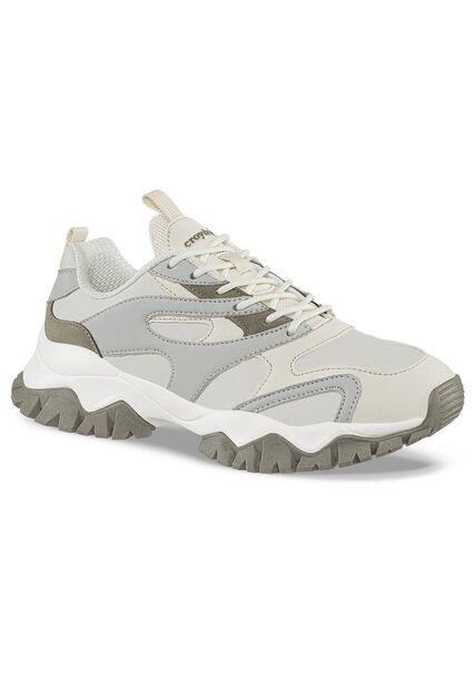 Tenis Nafla Gris-Beige Para Mujer Croydon