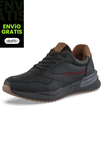 Tenis Casuales Josh Negro Croydon Para Hombre Croydon