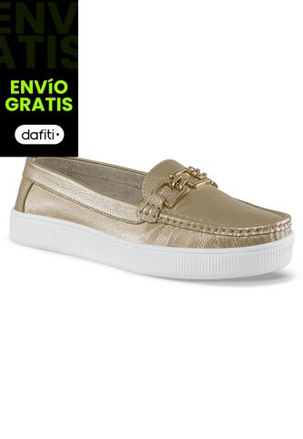 Mocasines Milly Oro Croydon Para Mujer Croydon