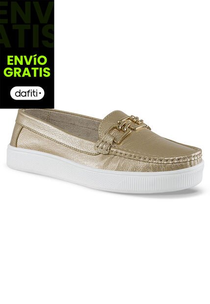 Mocasines Milly Oro Croydon Para Mujer