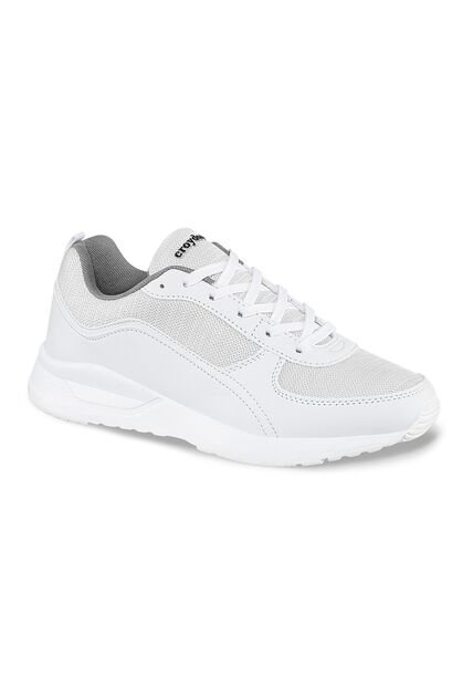 Tenis Escolares Scoil Blanco Para Niña Croydon